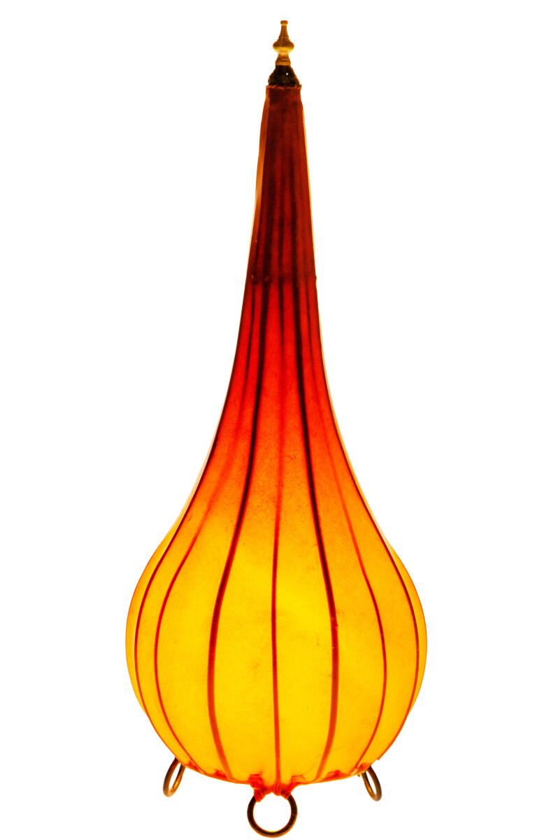 Lampe de table Roana 50 cm en cuir | Lam box