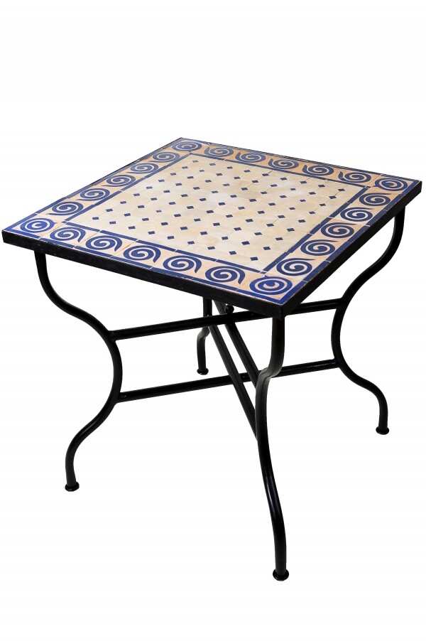 Table en mosaïque marocaine « box