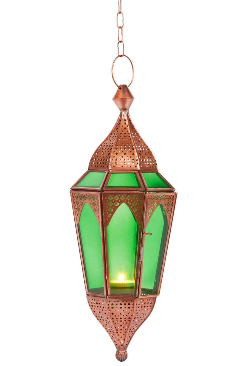 Lanterne suspendue Orient Lalita - Vert box