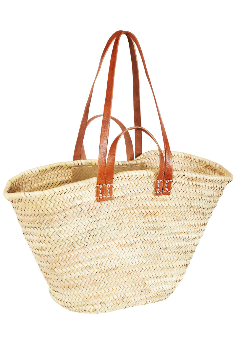 Sac de plage en osier Ibiza Palmera (pet box
