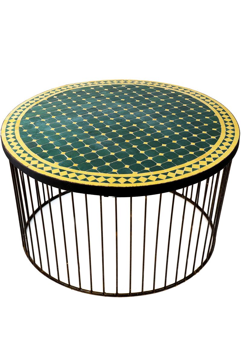 Table en mosaïque marocaine Marrake box