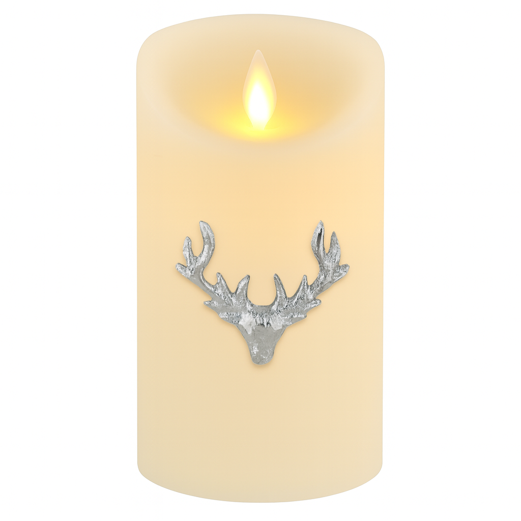 Pique-bougie Caloge I 6 cm argent&eacute box