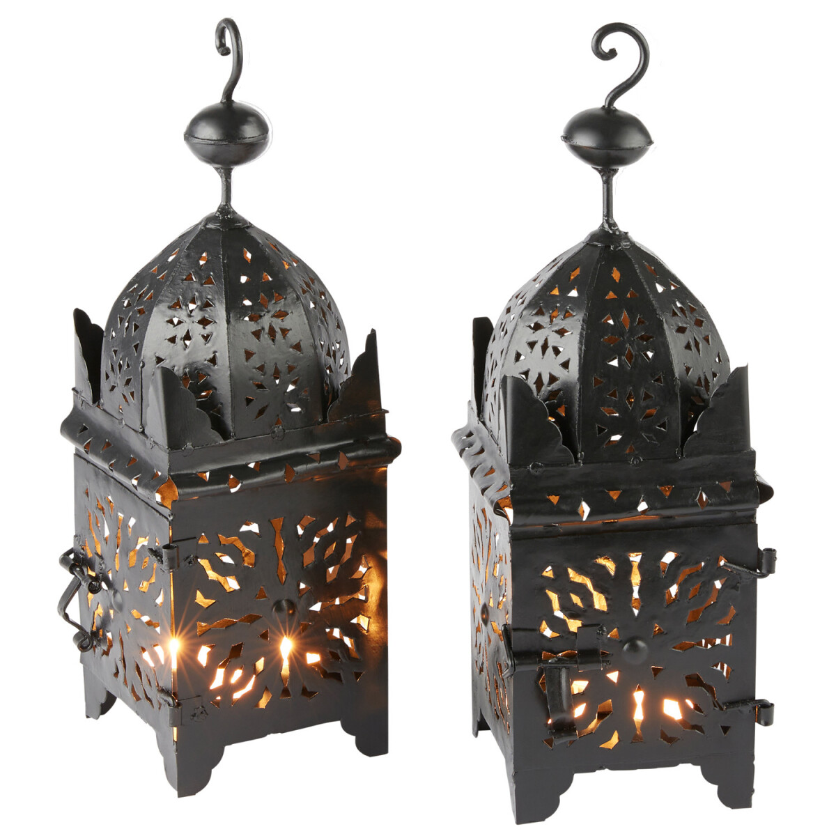 Lot de 2 lanternes orientales de jardin  box