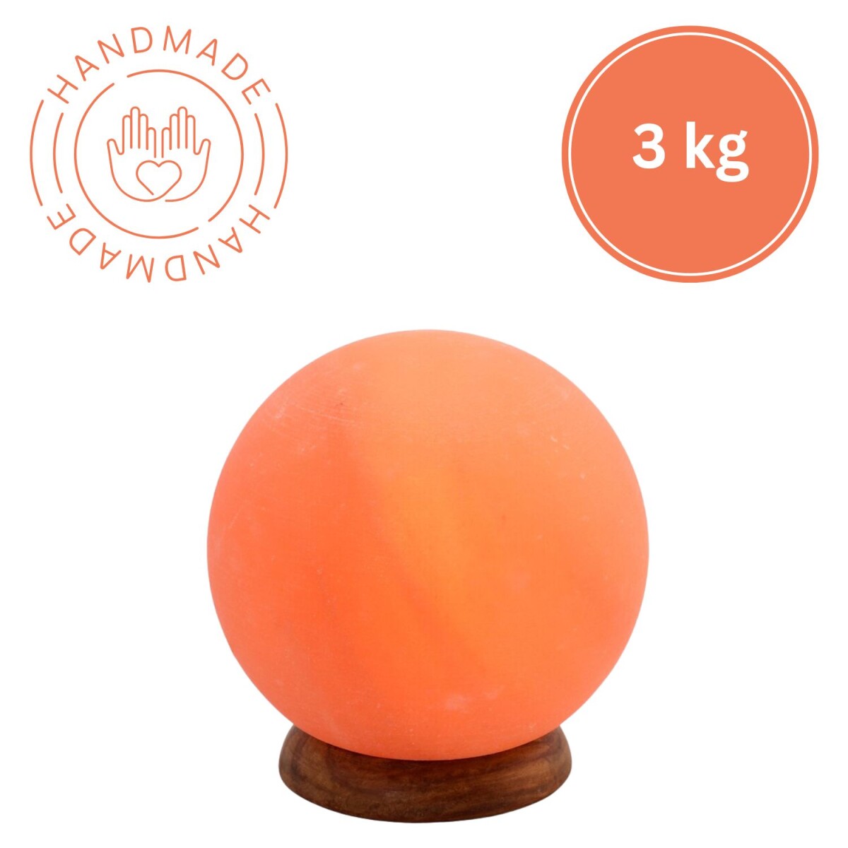 Cristal de sel lumineux PLANET 3 kg - Cristal de sel lumineu