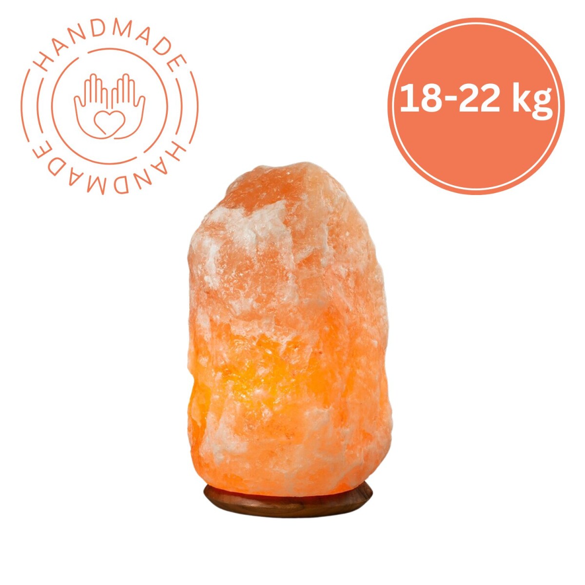 Cristal de sel lumineux ROCK 18-22 kg - Cristal de sel lumin