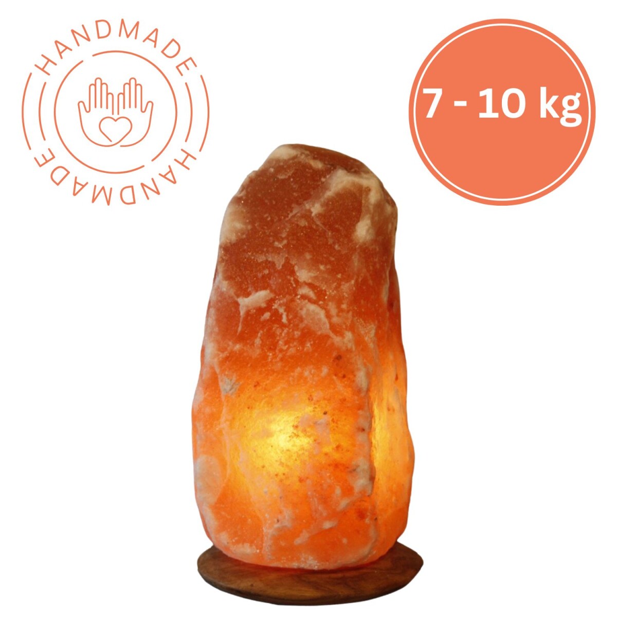 Cristal de sel lumineux ROCK 7-10 kg - Cristal de sel lumine