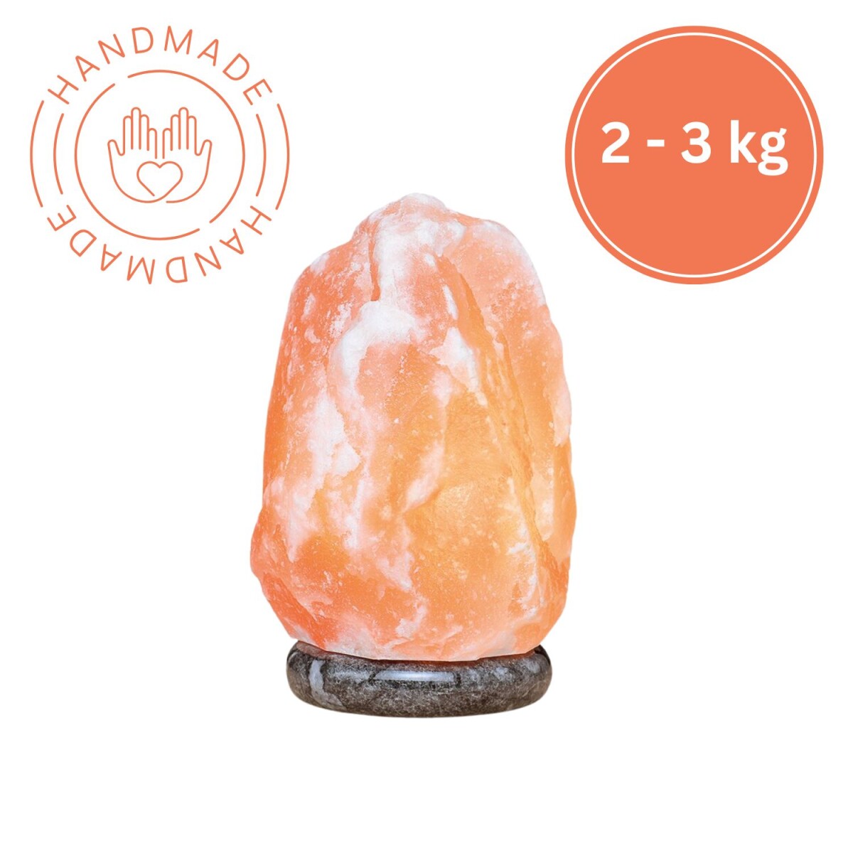 Cristal de sel lumineux ROCK 2-3 kg - Cristal de sel lumineu