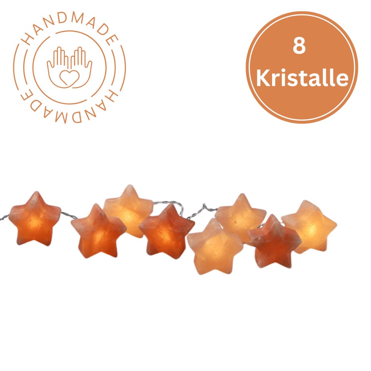 Cristaux de sel lumineux Cristaux lumineux ÉTOILE | 8