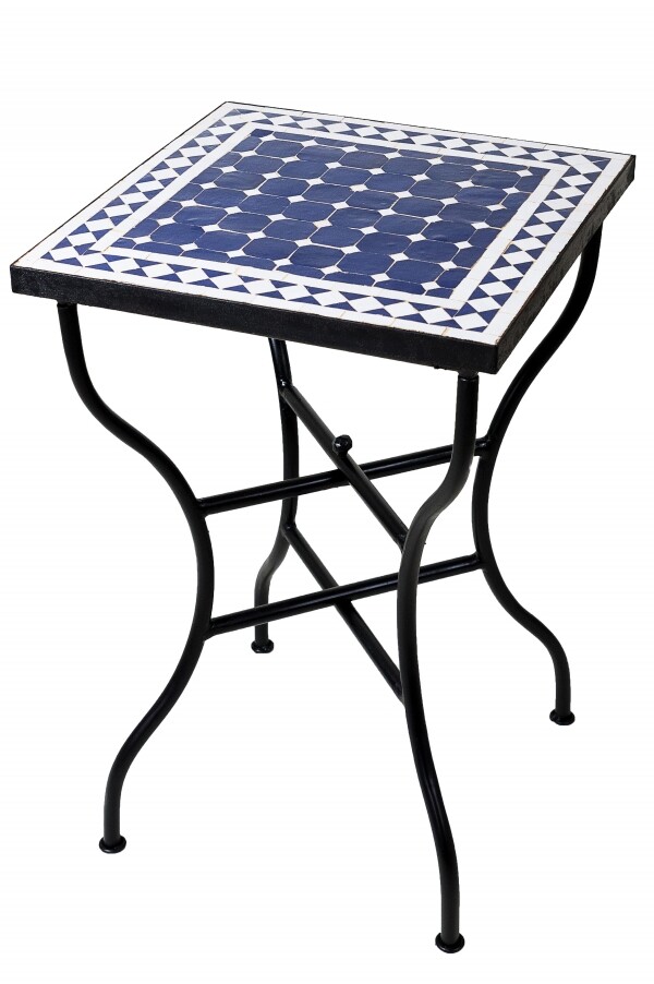 Table en mosaïque marocaine « box