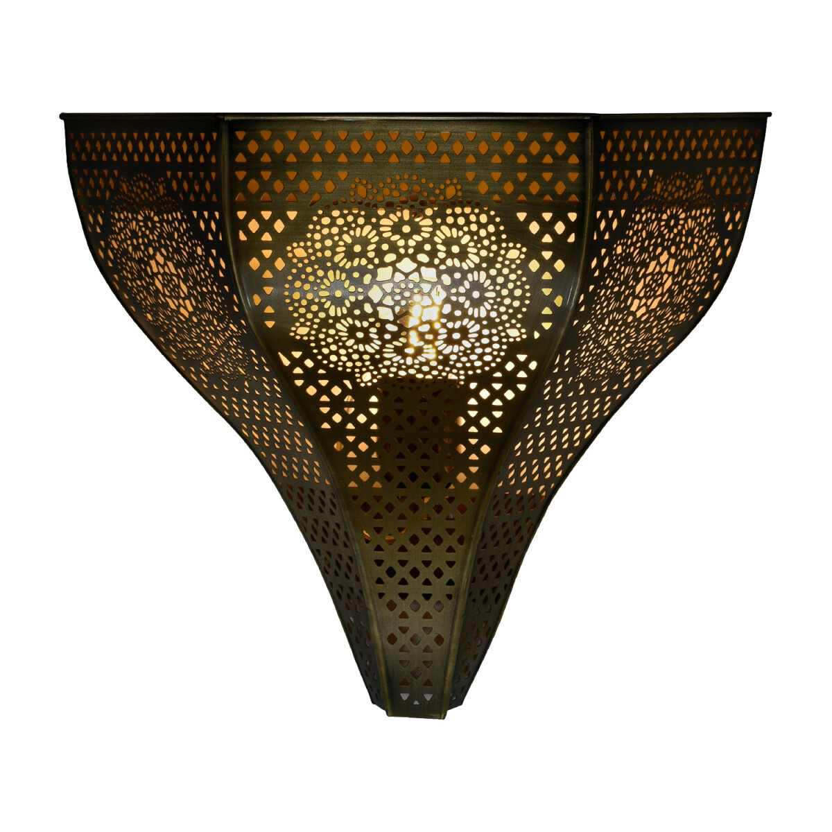 Applique murale orientale Yaniv dorée antique | M&eac