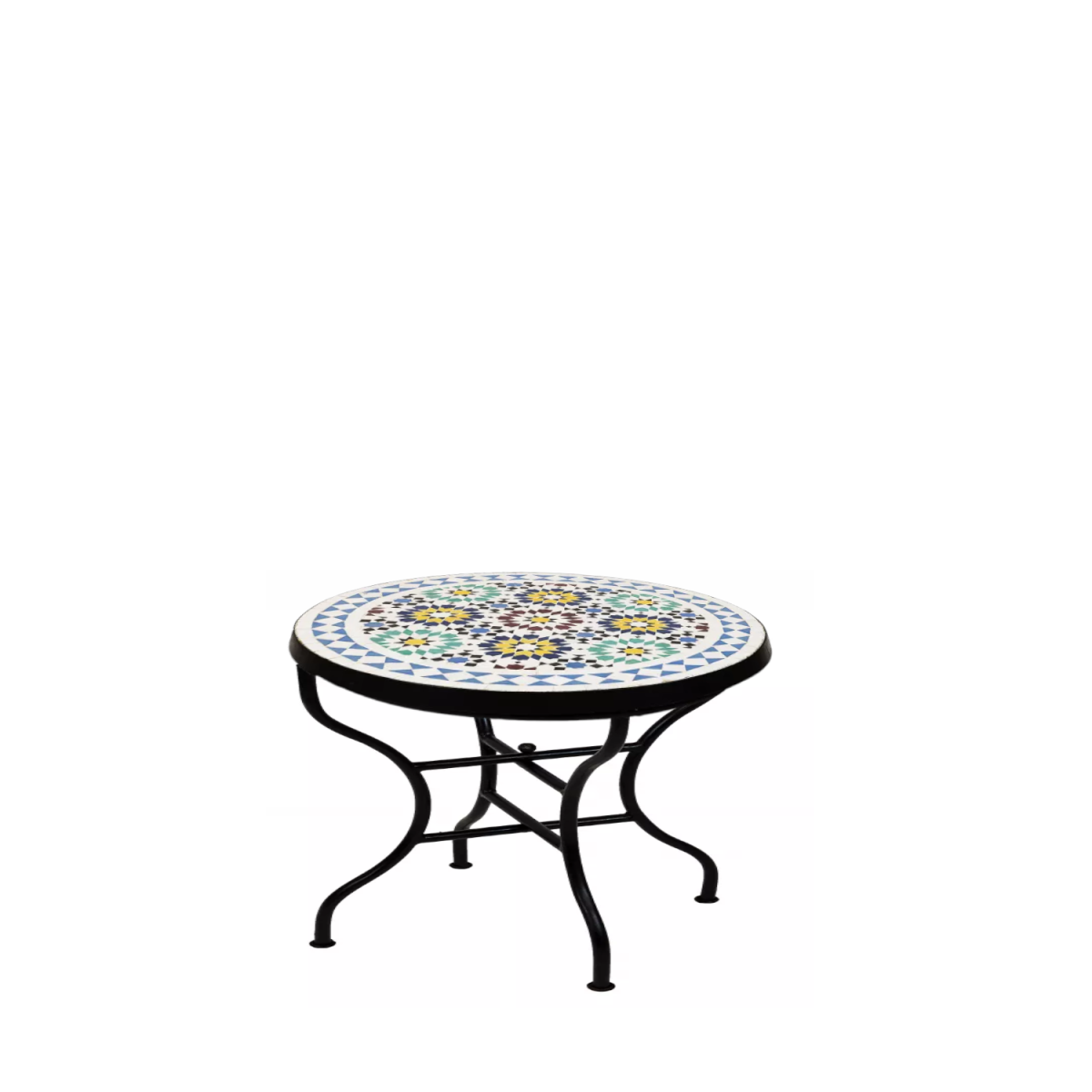 Table en mosaïque marocaine Albaicin, multicolore, &osl