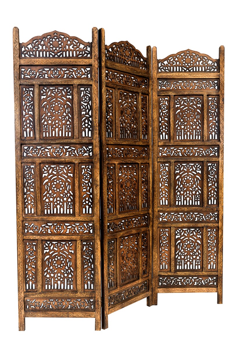 Paravent en bois dInde, marque Abhinava box