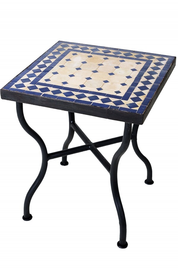 Table en mosaïque Marrakech beige e box