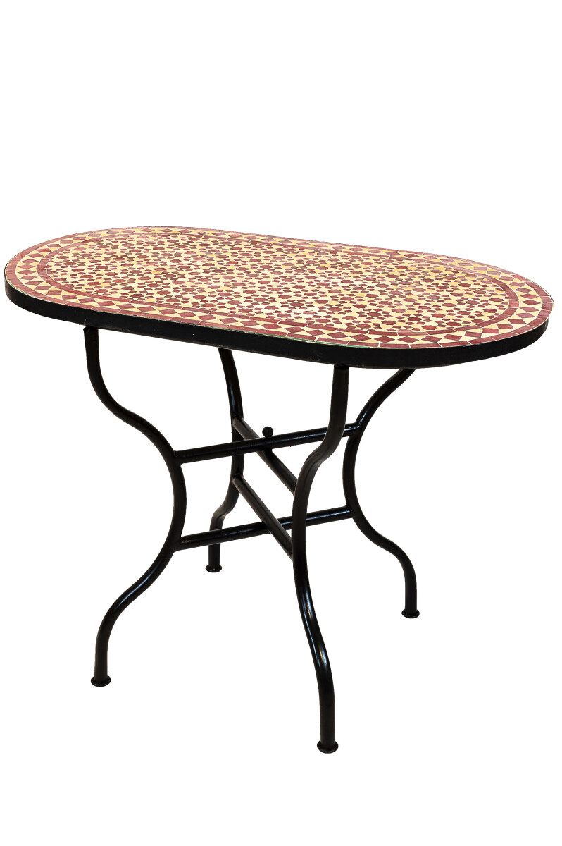 Table en mosaïque marocaine Albaici box