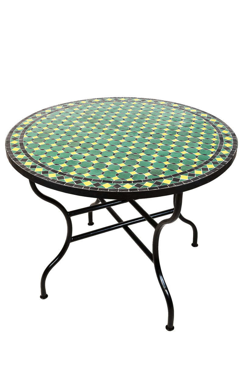 Table en mosaïque marocaine Giralda box