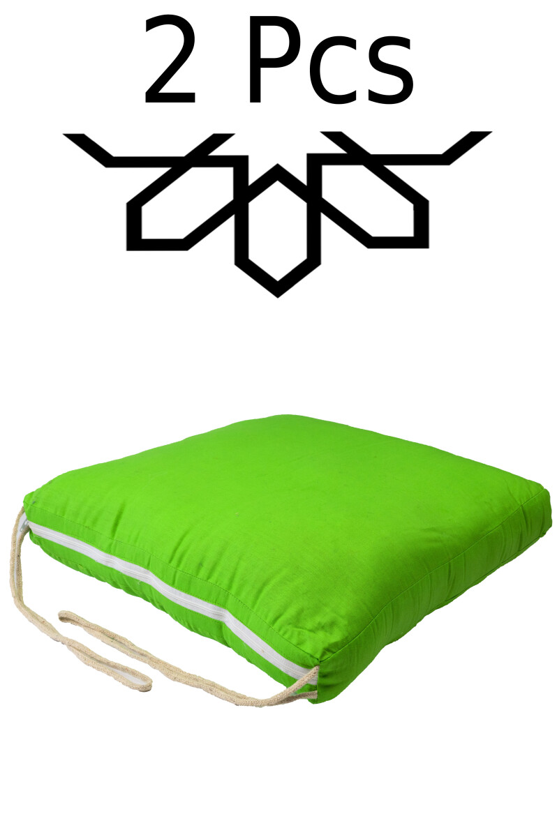 Lot de 2 coussins de chaise médit box