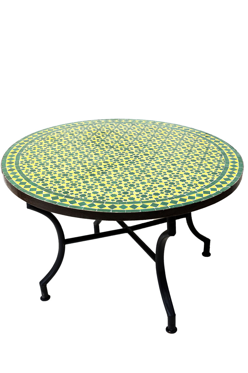 Table en mosaïque marocaine Albaici box