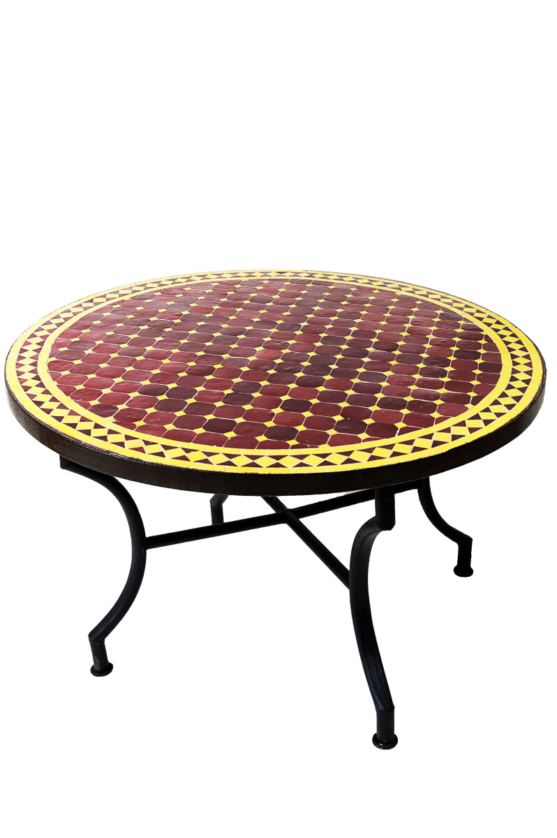 Table marocaine en mosaïque de Marr box